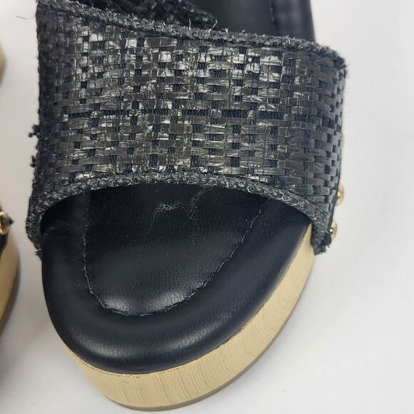 SARTO by Franco Sarto Wally Platform Sandal Wood Clog - Picture 10 of 16